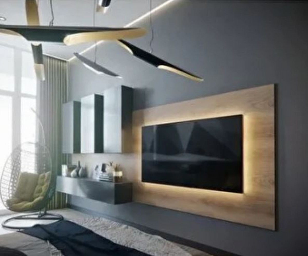 Mozide New Backlit Tv Ünitesi