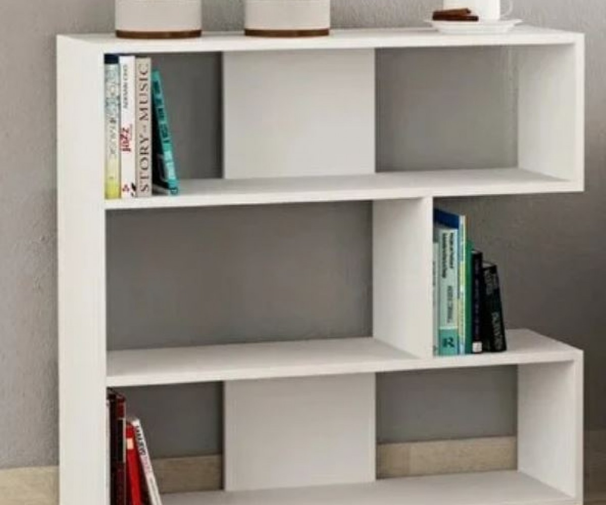 Mozide White Life Kitaplık