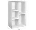 Mozide Scatola kitaplık, beyaz çok amaçlı dolap, 90 cm kitaplık modelleri, suntalam kitaplık, dar alanlar için dolap, modern ofis kitaplığı, uygun fiyatlı çok amaçlı dolap.